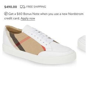 Burberry low top sneakers
